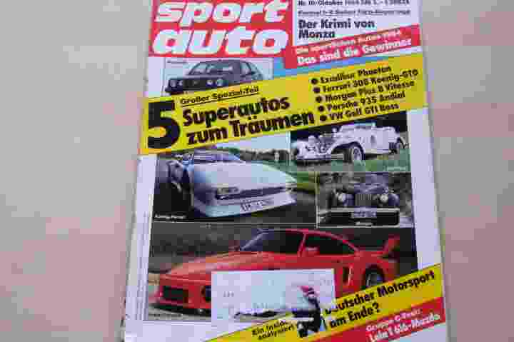 Sport Auto 10/1984